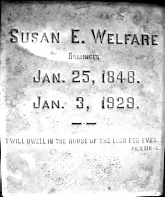 Susan Elizabeth Welfare