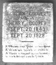 Susanna Rebecca Cooper