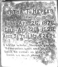 Bertha T. Hepler