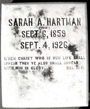 Sarah Ann Hartman