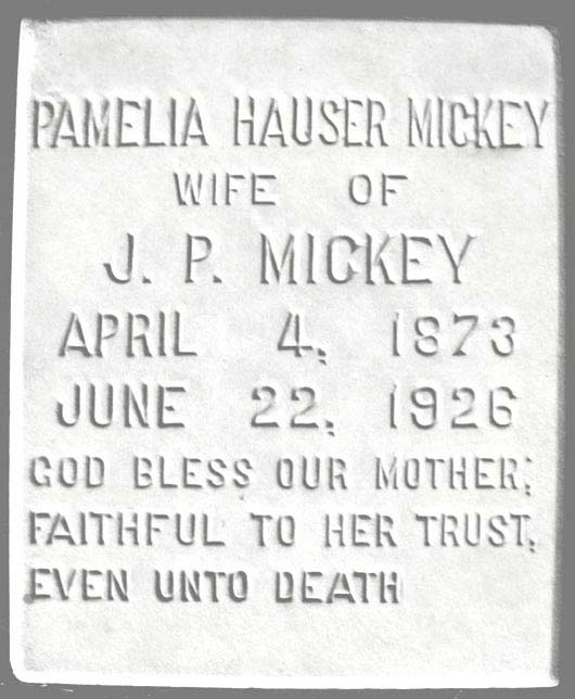 Rebecca Pamelia Mickey