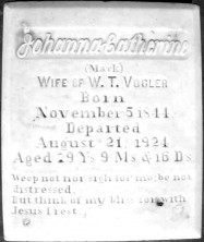 Johanna Catherine Vogler