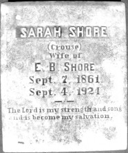 Sarah  Shore
