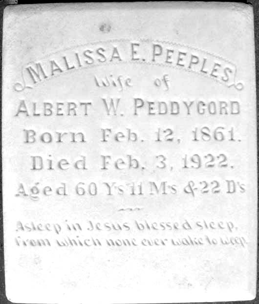 Malissa E. Peddycord