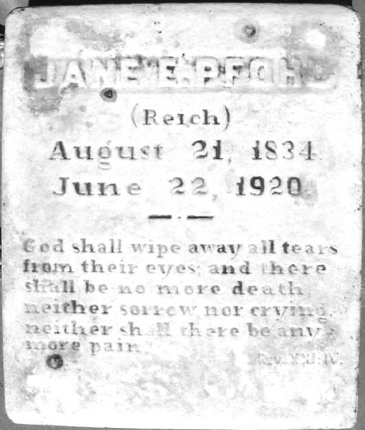 Jane Elizabeth Pfohl