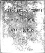 Ellen Rebecca Stroupe (Strupe)