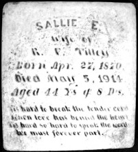 Sallie  Tilley