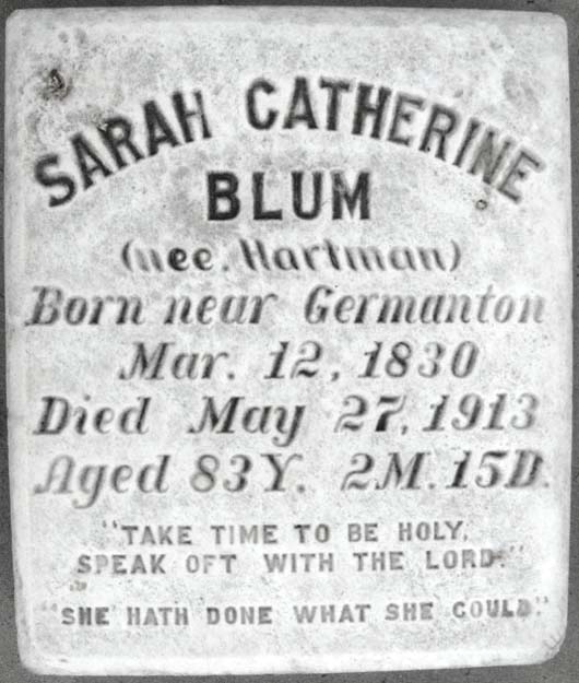 Sarah Catherine Blum