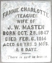 Fannie Charlotte Masten