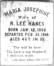 Maria Josephine Hanes