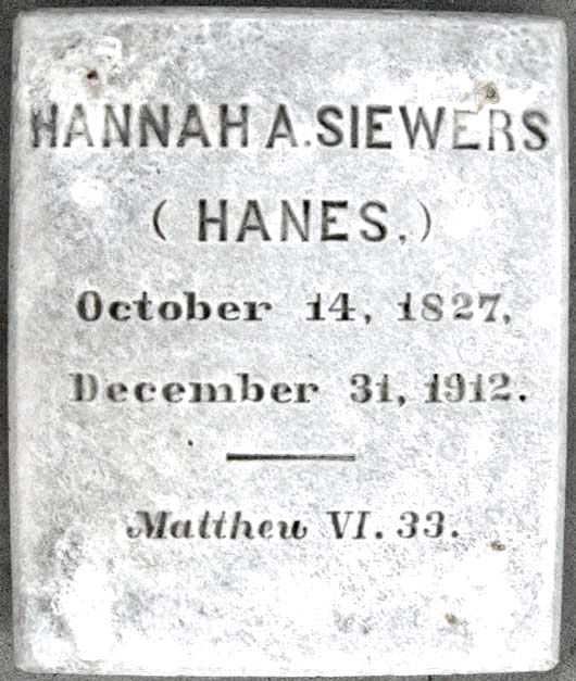 Hannah Amanda Siewers