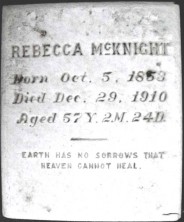 Rebecca  McKnight