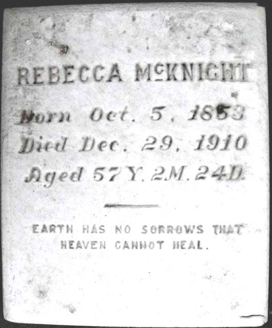 Rebecca McKnight