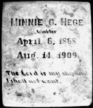 Minnie Giersh Hege