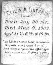 Eliza Ann Lineback