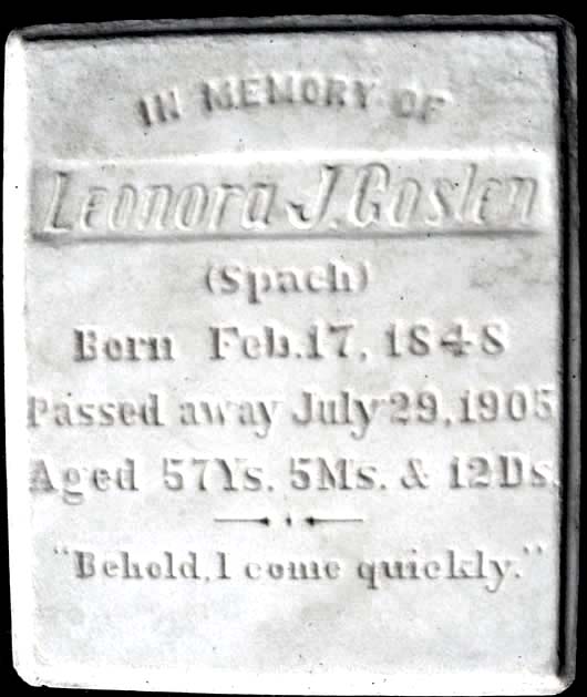 Leonora Jane Goslen