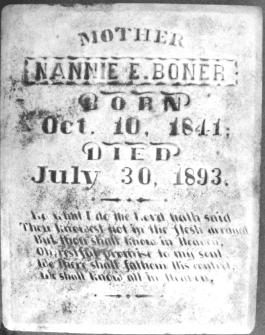 Nannie Elizabeth Boner