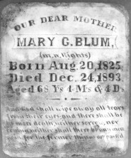 Mary Caroline Blum