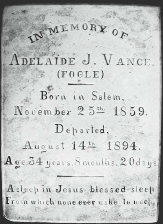 Adelaide Jane Vance
