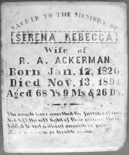 Serena Rebecca Ackerman