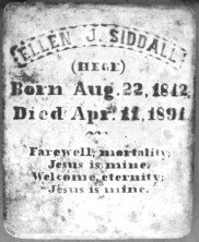 Ellen Jane Siddall