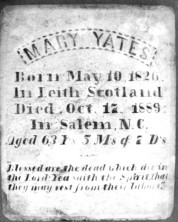Mary  Yates