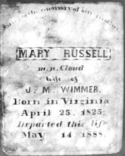 Mary Russell Wimmer