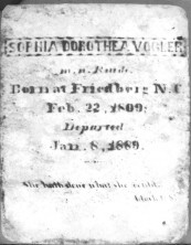 Sophia Dorothea Vogler