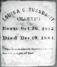 Louisa Cynthia Sussdorff