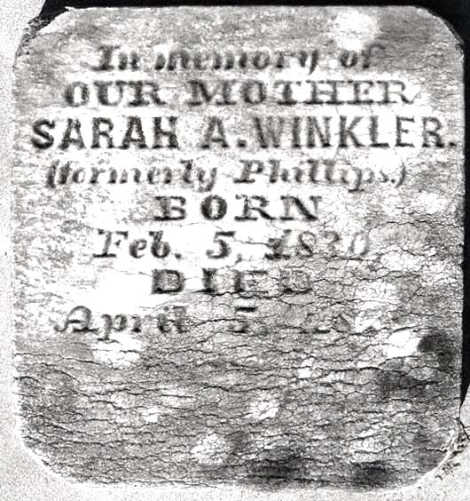 Sarah Anne Elisabeth Winkler