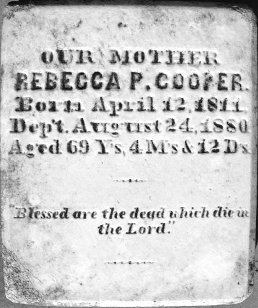 Rebecca Paulina Cooper