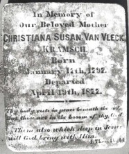 Christiana Susan Van Vleck