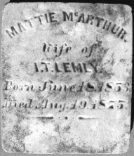 Mattie  Lemly