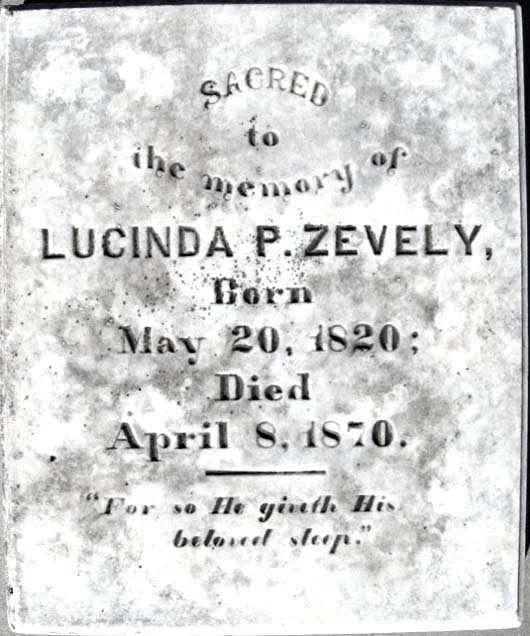 Lucinda Paulina Zevely