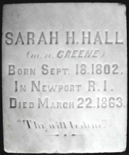 Sarah Haywood Hall