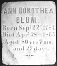 Ann Dorothea Blum