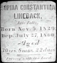 Sophia Constantina Lineback