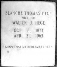 Blanche  Hege