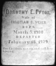 Dorothy E. Weber