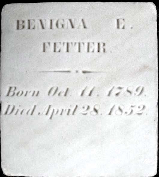 Benigna Elisabeth Fetter