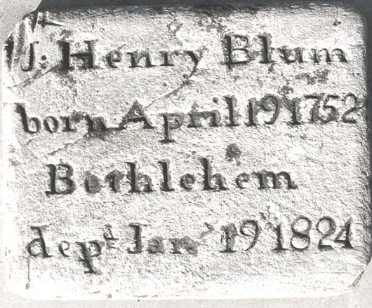 Johann Henry (Heinrich) Blum