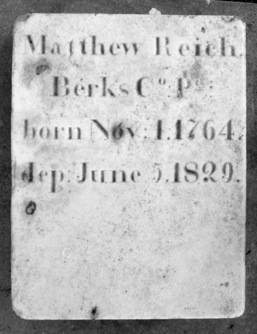 Matthew (Matthaeus)  Reich