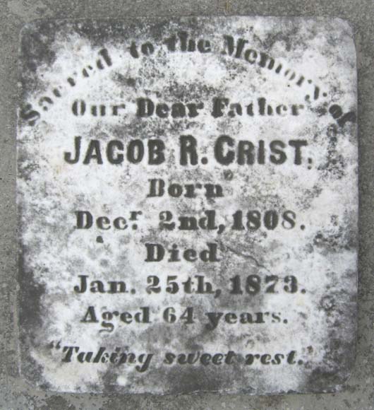 Jacob Rudolph Crist