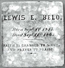Lewis Ephraim Belo