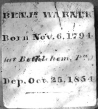Benjamin  Warner