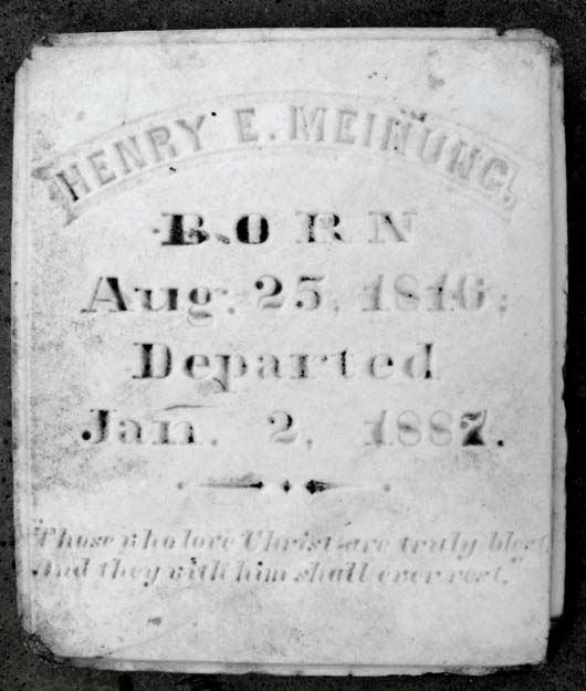 Henry Ernest Meinung