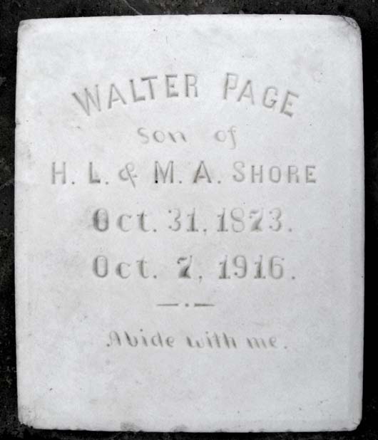 Walter Page Shore