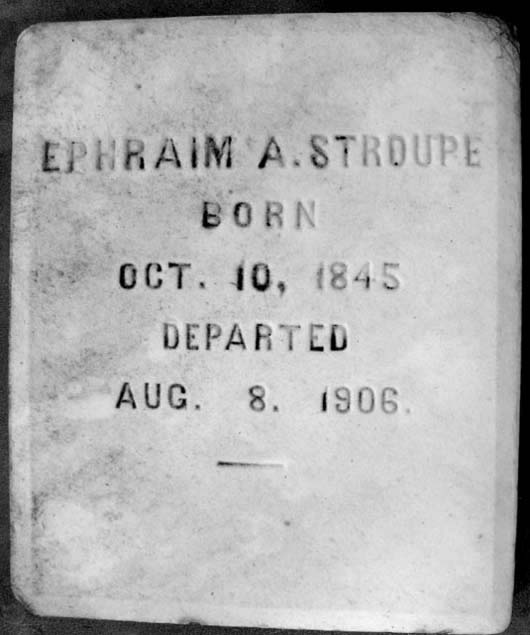 Ephraim Augustus Stroupe