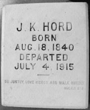 John Kratzer Hord
