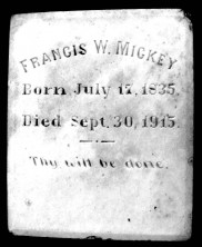 Francis William Mickey